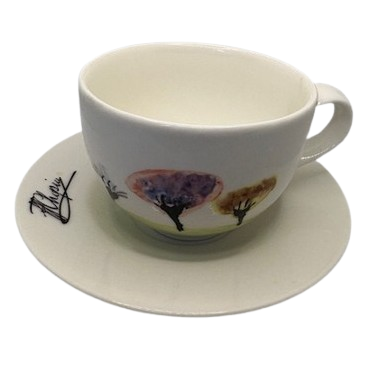 Filiżanka Chopin Piano Cafe ręcznie malowana, polska porcelana 250 ml
