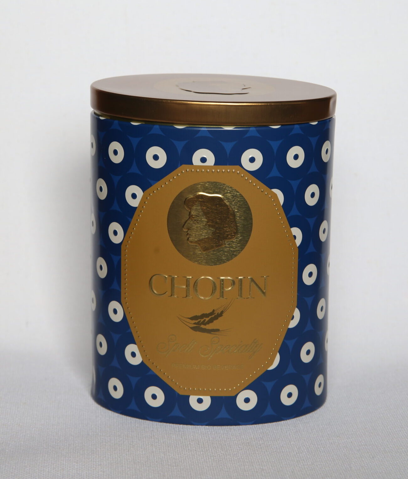 Kawa orkiszowa (SPELT) CHOPIN Piano Cafe metalowa puszka 200g - obrazek 2