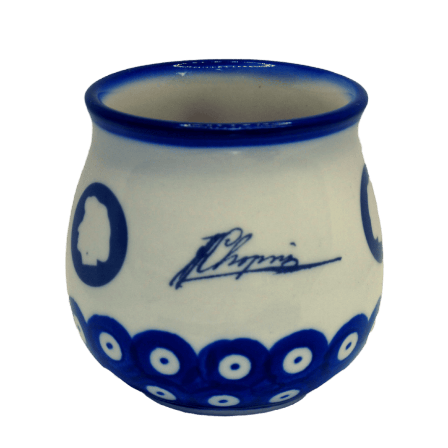 Kubek CHOPIN Piano Cafe Bolesławiec Ceramic 220ml - obrazek 2