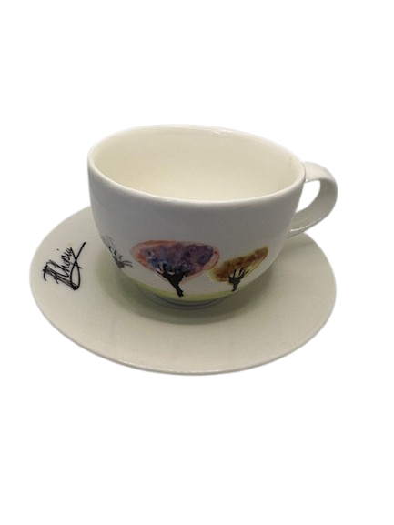 Filiżanka Chopin Piano Cafe ręcznie malowana, polska porcelana 250 ml