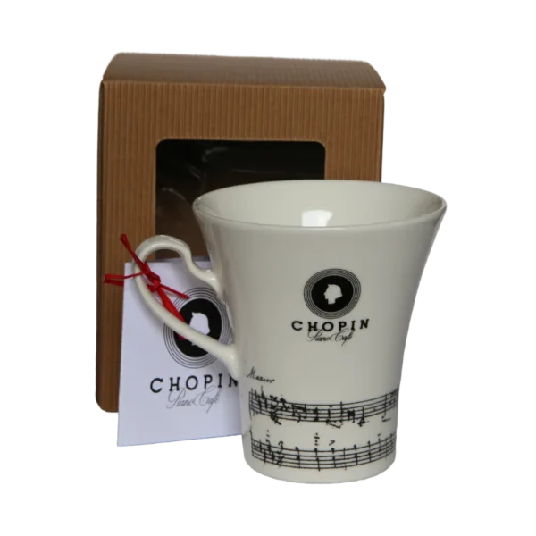 Kubek Chopin Piano Cafe porcelana 300 ml