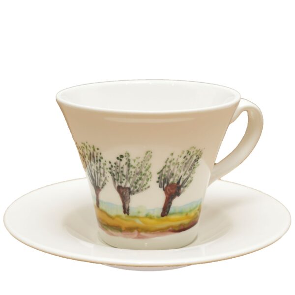 Filiżanka Chopin Piano Cafe porcelana ręcznie malowana 100 ml